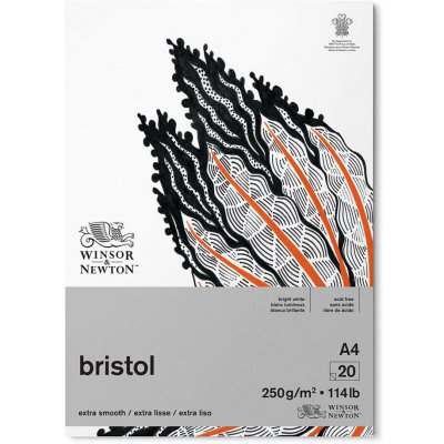 Blok Winsor & Newton Bristol, 250 g/m2 - A4 – Zboží Mobilmania