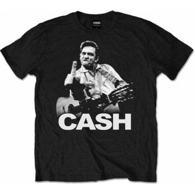 Finger Cash Johnny tričko unisex černé – Sleviste.cz