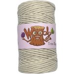 Woody Macrame 3 mm Béžová – Zboží Dáma