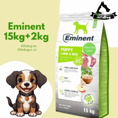 Eminent Puppy Lamb and Rice High Premium 17 kg – Hledejceny.cz