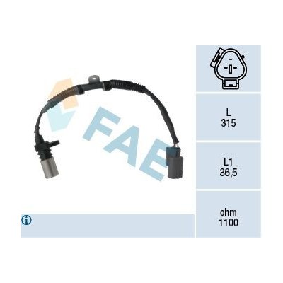 Generátor impulsů, klikový hřídel FAE 79299 – Zboží Mobilmania