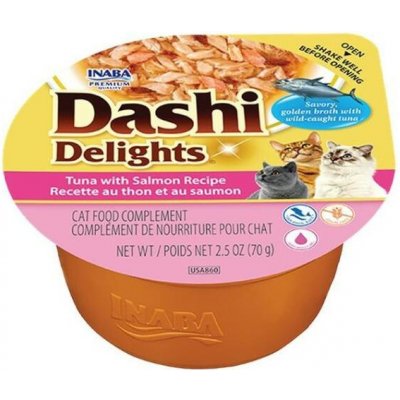CIAO Dashi Cat Dashi Delights tuňák s lososem 70 g – Hledejceny.cz