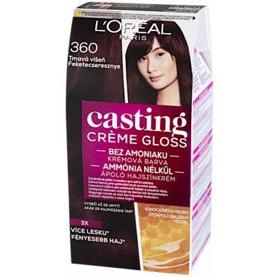 L'Oréal Casting Creme Gloss 360 tmavá višeň 48 ml – Zboží Mobilmania