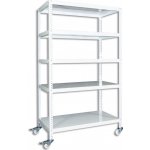 Biedrax Regál 40 x 130 x 160 cm 5 polic – HobbyKompas.cz