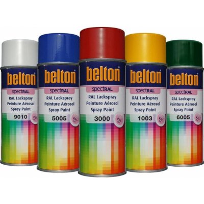 Belton SpectRAL rychleschnoucí barva ve speji 400 ml RAL 1018 zinková žlutá lesk – Hledejceny.cz