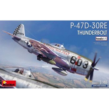 P-47D-30RE Thunderbolt Basic kit MiniArt 48023 1:48