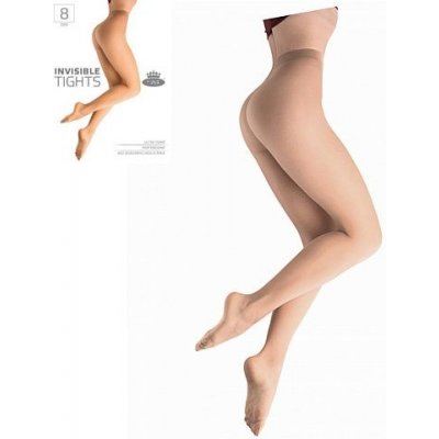 Lady B punčochové kalhoty INVISIBLE tights 8 DEN beige – Zboží Mobilmania