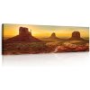 Obraz Postershop Obraz na plátně: Monument Valley - 145x45 cm