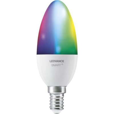 Ledvance Chytrá LED žárovka Smart+ / WiFi / 5 W / E14 / RGB / bílá