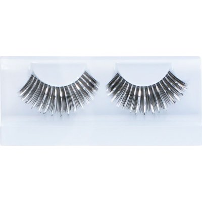 Make-up Studio Eyelashes Glitter & Glamour Black & Silver PH0406/BS – Zboží Mobilmania
