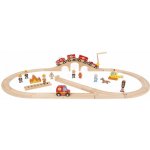 Janod Vláčkodráha Story Express Hasiči 33 dílů – Zboží Dáma