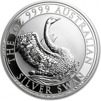 Perth Mint Stříbrná mince Australian Swan 1 oz – Zboží Mobilmania
