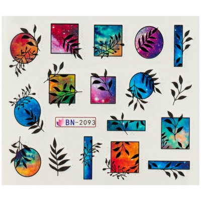 BIO nails Vodolepka BN 2093 listy a obloha – Zboží Mobilmania