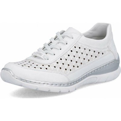 Rieker Dámské polobotky L3217-80 bílá S6 – Zboží Mobilmania