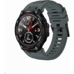 Mobilly řemínek pro Amazfit T-Rex, silikonový, tmavě šedý 569 DSJ-35-00S – Hledejceny.cz