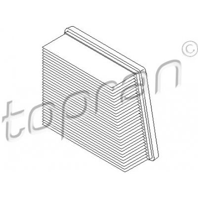 TOPRAN Vzduchový filtr 304054 – Hledejceny.cz