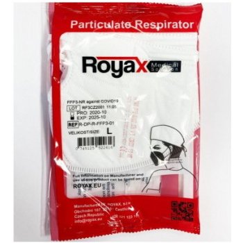 Royax respirátor FFP3 L 5 ks