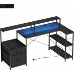 Homcom L 165 x 80 cm černý – Zbozi.Blesk.cz