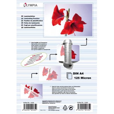 Olympia Laminovací fólie A4 125 mic. 25 ks – Hledejceny.cz