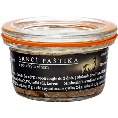 Via Delicia Srnčí paštika s portským 130 g – Sleviste.cz