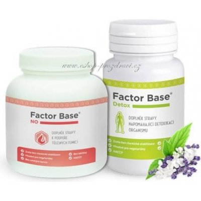 Factor Base NO 150 g Factor Base DETOX 60 tablet – Hledejceny.cz