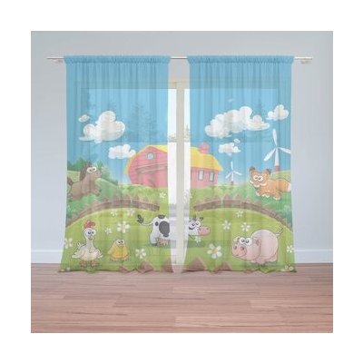 Sablio Záclony Farma: 2ks 150x250cm – Hledejceny.cz