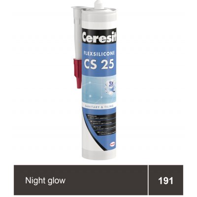 Ceresit CS 25 sanitární silikon 280 g night glow – Hledejceny.cz