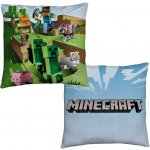Halantex Oboustranný polštář Minecraft Farma 40x40 – Zboží Dáma