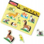 Melissa & Doug puzzle se zvuky domácí zvířata – Hledejceny.cz