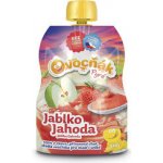 Ovocňák pyré jablko a jahoda 100% 120 g – Sleviste.cz