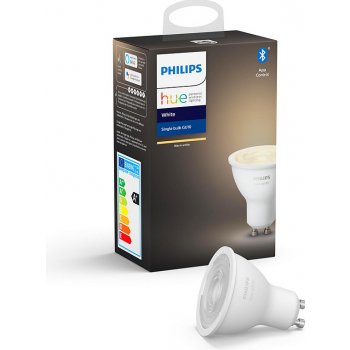 Philips Hue BT LED žárovka GU10 5.2W bílá 1 ks Chytrá LED žárovka 1ks 2700K