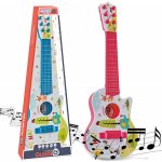 Woopie Akustická kytara pro děti růžová 55 cm