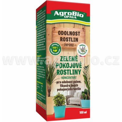 AgroBio INPORO Zelené pokojové rostliny 100 ml – Zbozi.Blesk.cz