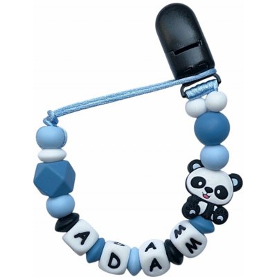 Puntja.cz klip na dudlík panda se jménem modrá – Zboží Dáma
