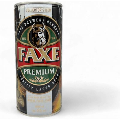Faxe Premium 5% 1 l (plech) – Zboží Dáma