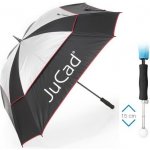 JuCad Telescopic Windproof 68" černo/stříbrno/červený – Zboží Dáma