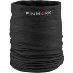 Finmark multifunctional scarf with fleece multifunkční šátek černá – Sleviste.cz