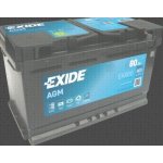 Exide Micro-hybrid AGM 12V 80Ah 800A EK800 – Hledejceny.cz