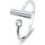 Brilio Silver Minimalistický stříbrný RI037W – Zboží Dáma