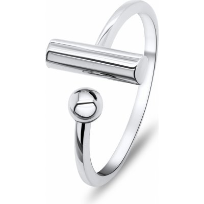 Brilio Silver Minimalistický stříbrný RI037W – Zboží Dáma