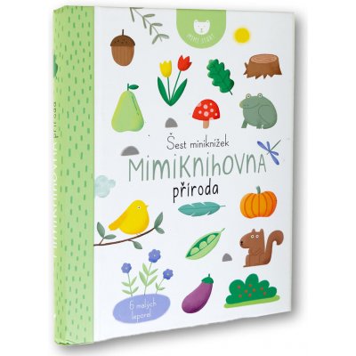 6 miniknížek - Mimiknihovna příroda – Zboží Mobilmania