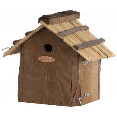 Esschert Design Budka "Best for Birds" antik Sýkora modřinka 27 cm přírodní dřevo – Hledejceny.cz
