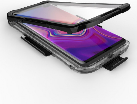 Pouzdro JustKing vodotěsné do hloubky 10m Samsung Galaxy S10 Plus - černé