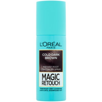 L'Oréal Magic Retouch sprej pro okamžité zakrytí odrostů černohnědá 75 ml