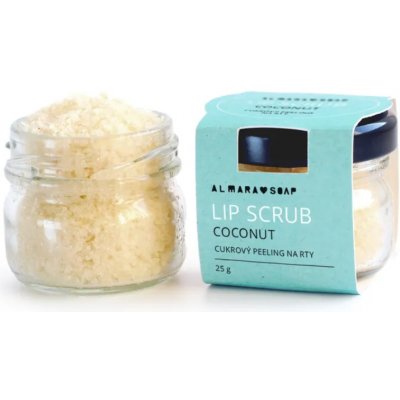 Almara Soap Přírodní scrub na rty Coconut 25 g