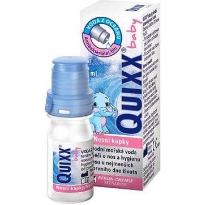 Quixx Baby 0,9% nosní kapky 10 ml