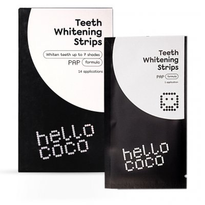 Hello Coco Bělicí pásky na zuby PAP+ 28 ks – Zboží Mobilmania