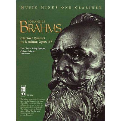 Johannes Brahms Clarinet Quintet in B minor, Op. 115 noty na klarinet + audio – Zboží Mobilmania