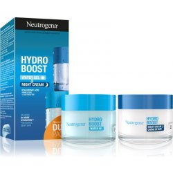 Neutrogena Hydro Boost hydratační pleťový gel 50 ml + noční krém s hydratačním účinkem 50 ml dárková sada