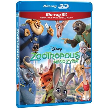 Zootropolis: Město zvířat 2D+3D BD